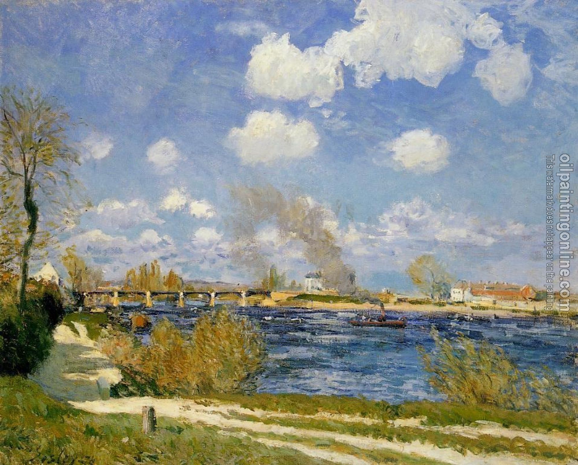 Sisley, Alfred - Bougival